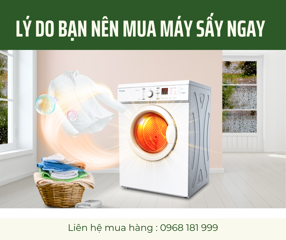 Lý do mà bạn nên sắm ngay cho gia đình mình một chiếc máy sấy quần áo